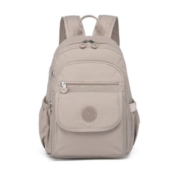 Orta Boy Kadın Sırt Çantası Smart Bags Krinkıl Kumaş 1187 A.Vizon