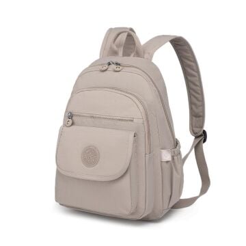 Orta Boy Kadın Sırt Çantası Smart Bags Krinkıl Kumaş 1187 A.Vizon