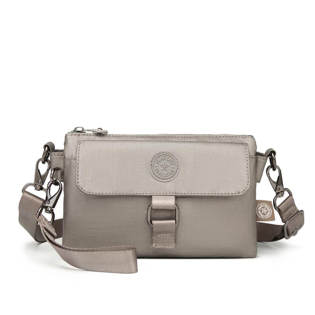 Metalik Kumaş Minik Boy Smart Bags Postacı Kadın Çantası 1147