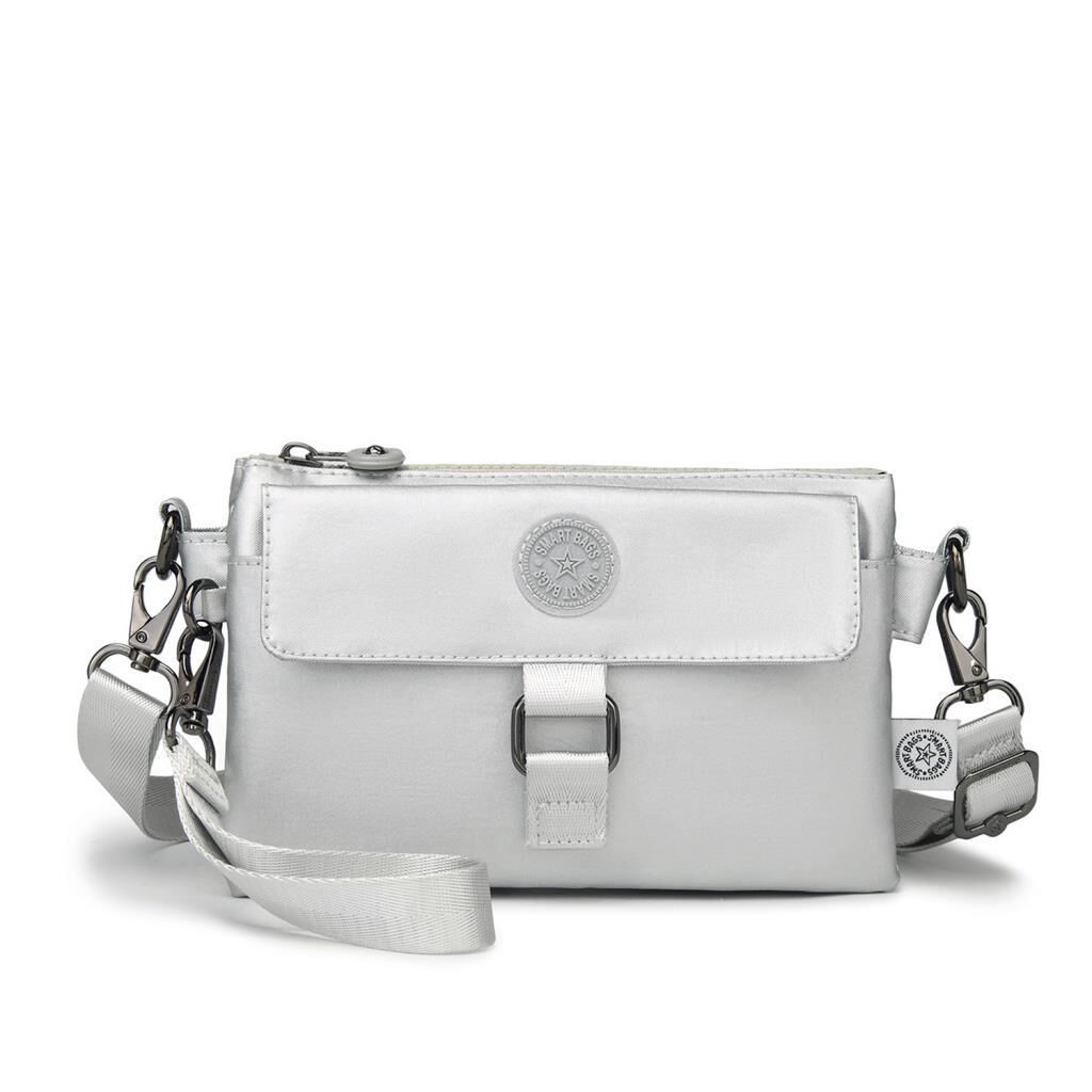 Metalik Kumaş Minik Boy Smart Bags Postacı Kadın Çantası 1147