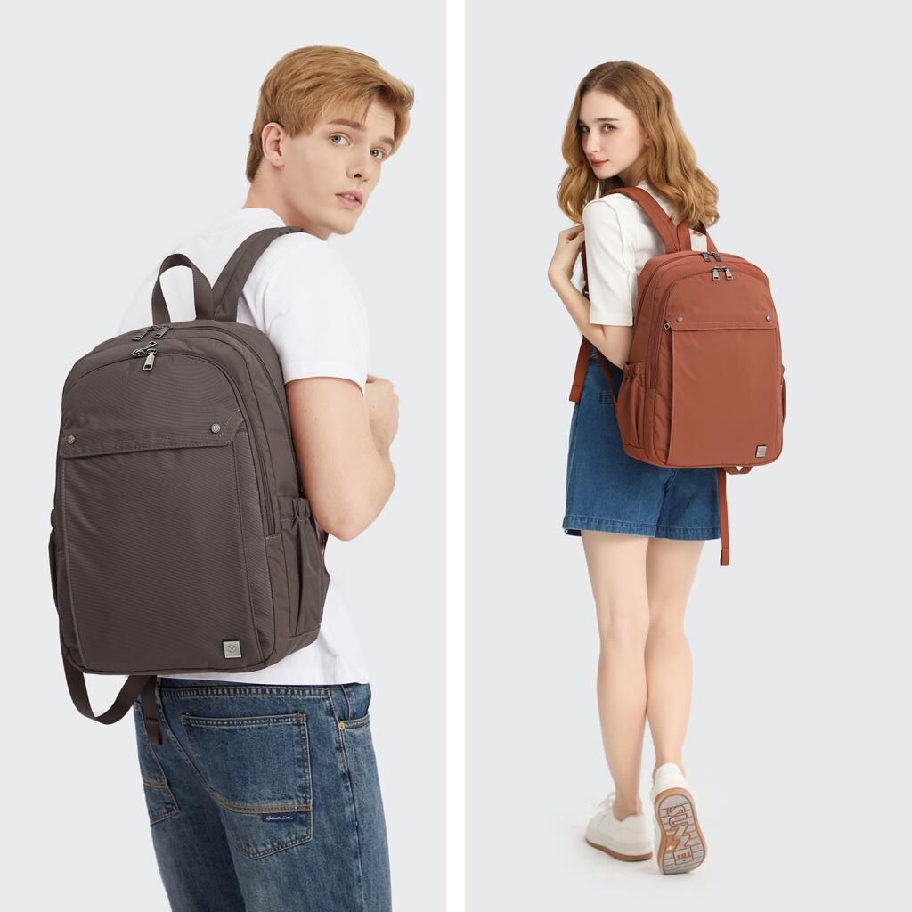 Exclusive Serisi Uniseks Sırt Çantası Smart Bags 8702 Kahve