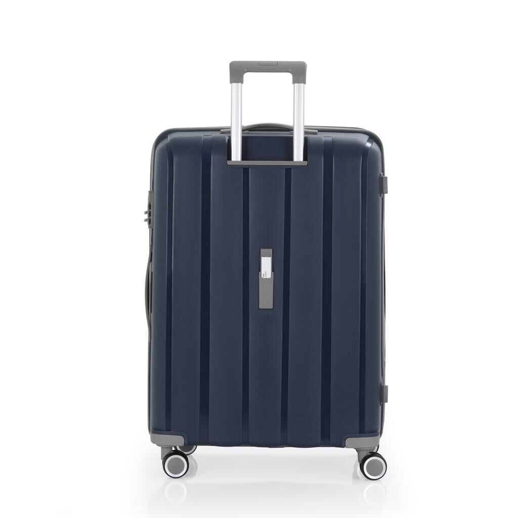 MÇS Büyük Boy Kırılmaz Silikon Seyahat Valizi Bavulu V305 Laci/Gri