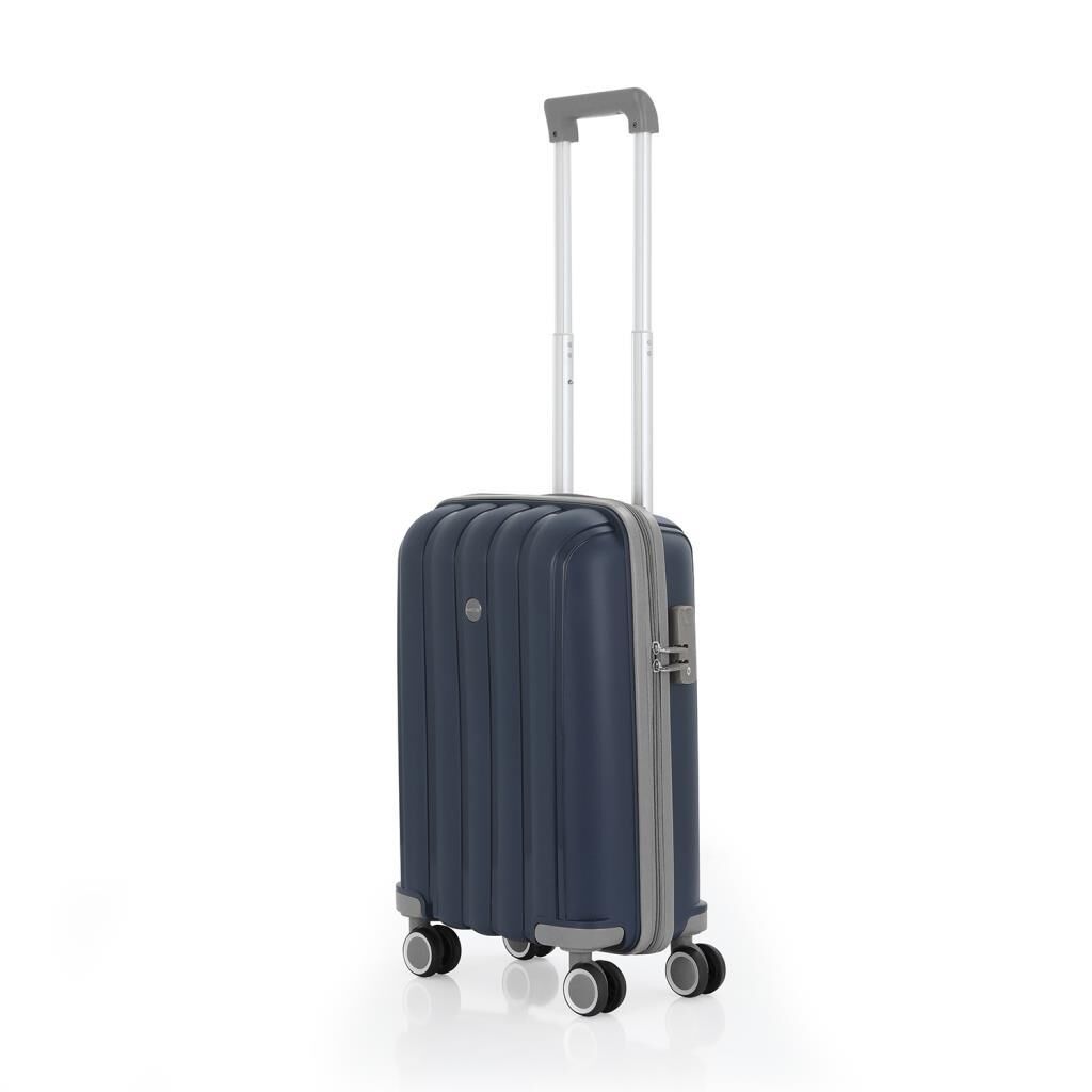 MÇS 3lü Set Kırılmaz Silikon Seyahat Valizi Bavulu V305 Laci/Gri