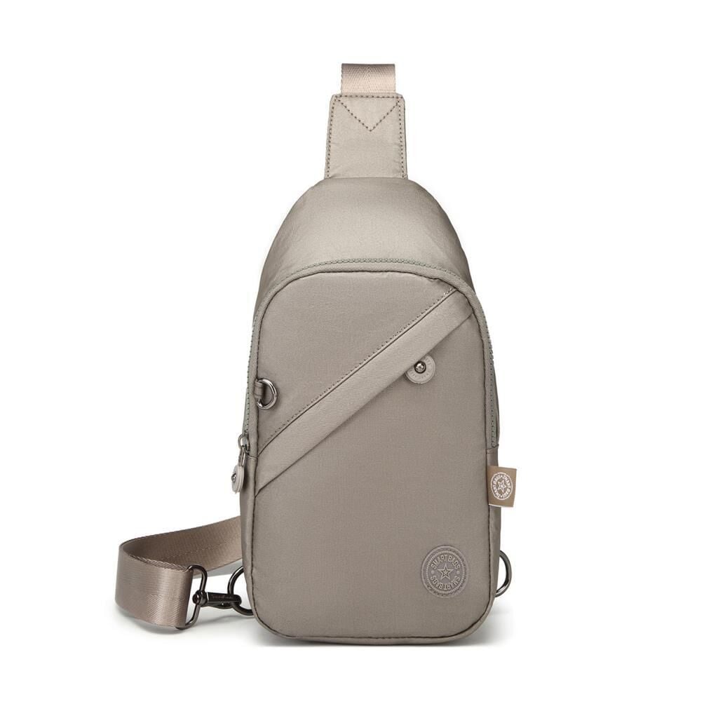 Metalik Kumaş Smart Bags Bodybag Postacı Çantası Kadın 1239 Siyah