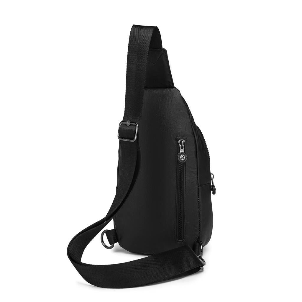 Metalik Kumaş Smart Bags Bodybag Postacı Çantası Kadın 1239 Siyah