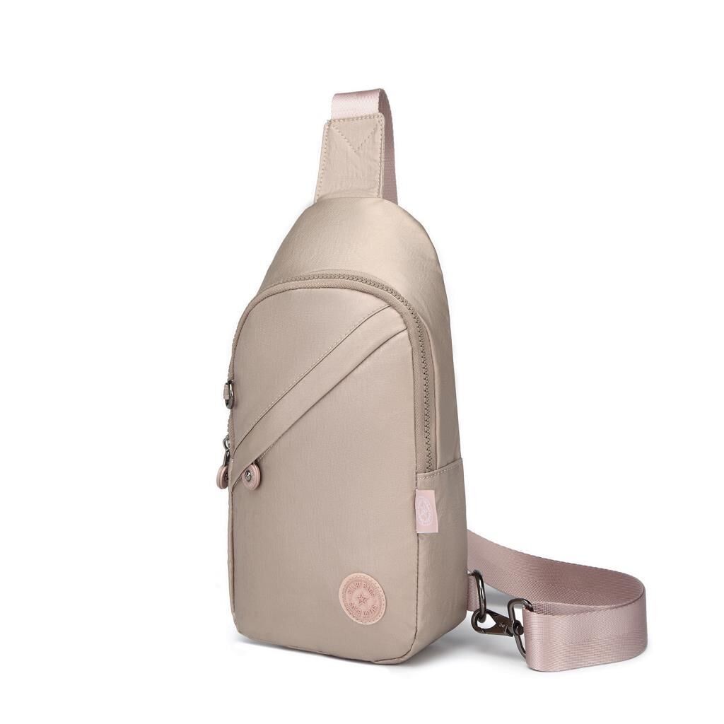 Metalik Kumaş Smart Bags Bodybag Postacı Çantası Kadın 1239 Rose