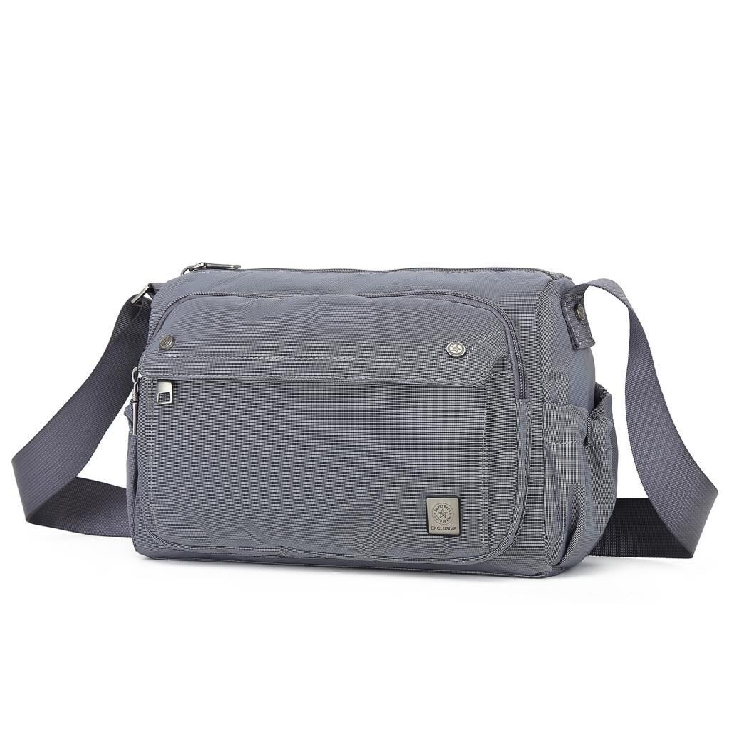 Exclusive Serisi Uniseks Postacı Çantası Smart Bags 8701 Gri