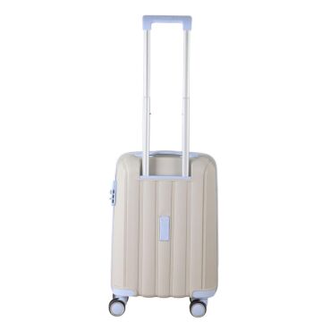 Mçs Valiz Kabin Boy Kırılmaz PP Silikon V305 Kemik/BebeMavisi