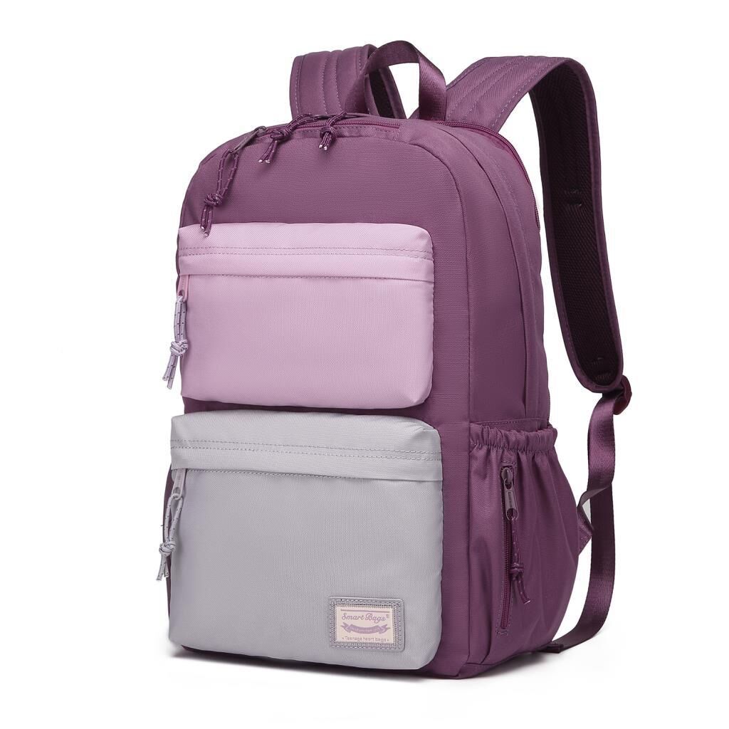 Smart Bags Sırt Çantası Okul Boyu Kalem Kutusu Hediyeli 3155 Mor