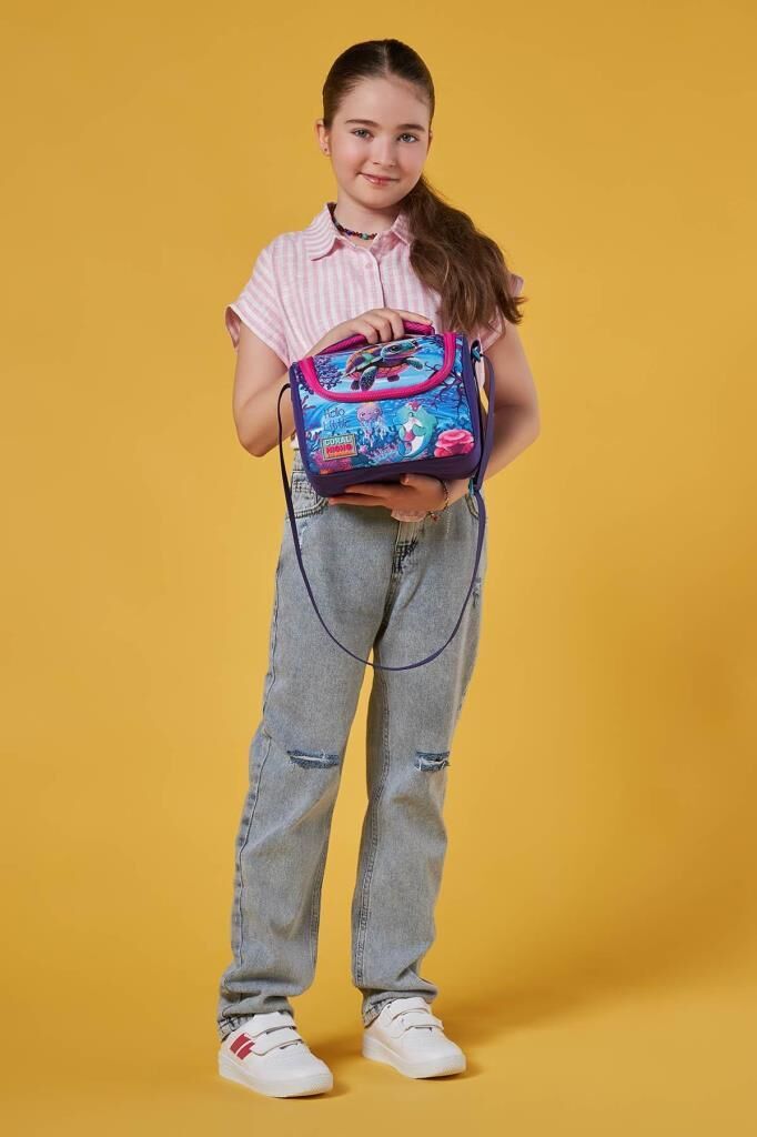 Coral High Thermo Beslenme Çantası Pembe Kaplumbağa Desenli 11756