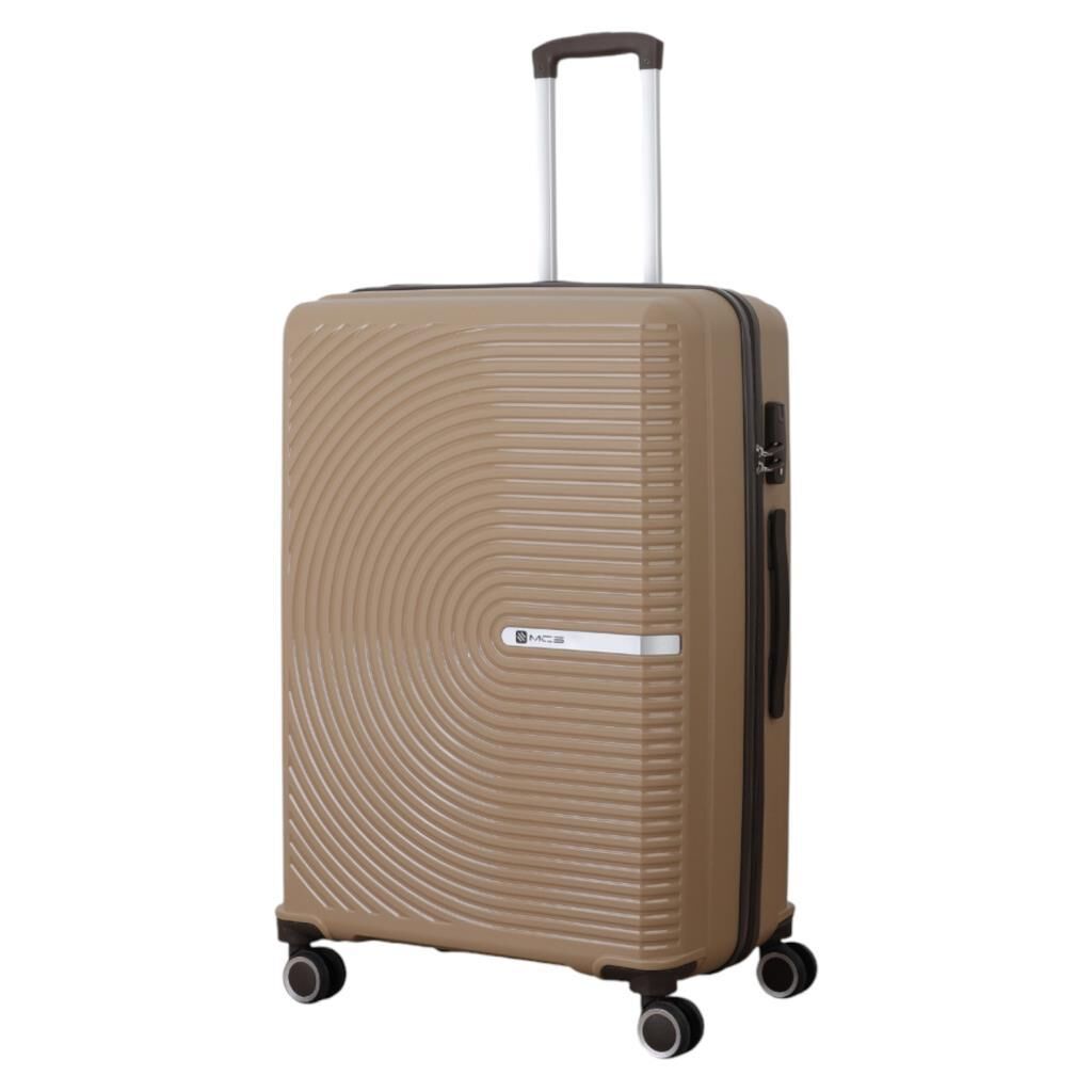 MÇS 3lü Set Kırılmaz Silikon Seyahat Valizi Bavulu V374 Şamp/AcıKahve