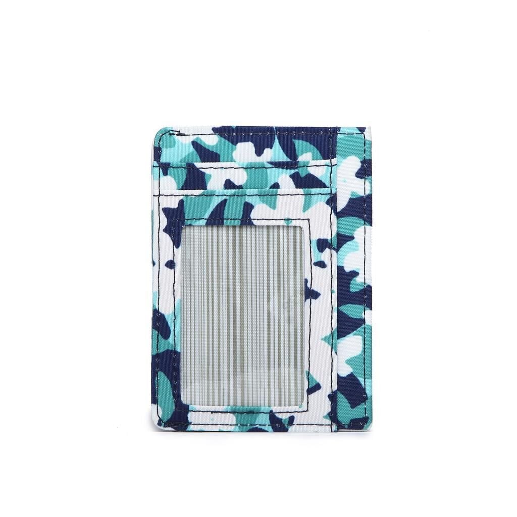 Smart Bags Kredi Kartı Cüzdanı Kartlık Uniseks Kumaş 3185 Yeşil Flower