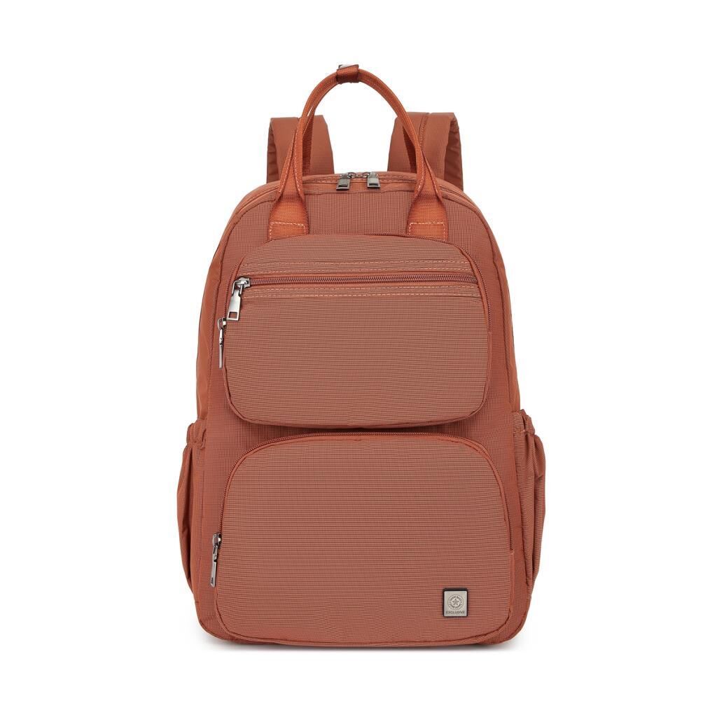 Exclusive Serisi Uniseks Sırt Çantası Smart Bags 8710 Kiremit