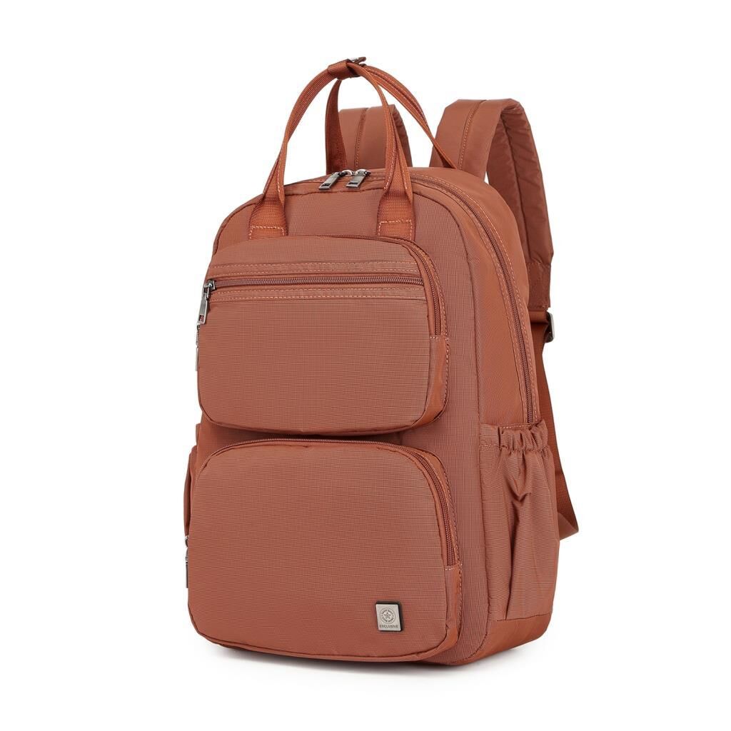 Exclusive Serisi Uniseks Sırt Çantası Smart Bags 8710 Kiremit