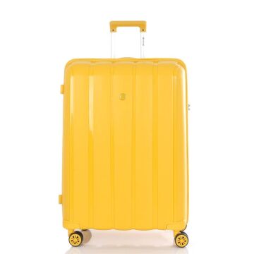 MÇS 3lü Set Kırılmaz Silikon Seyahat Valizi Bavulu V305 Sarı