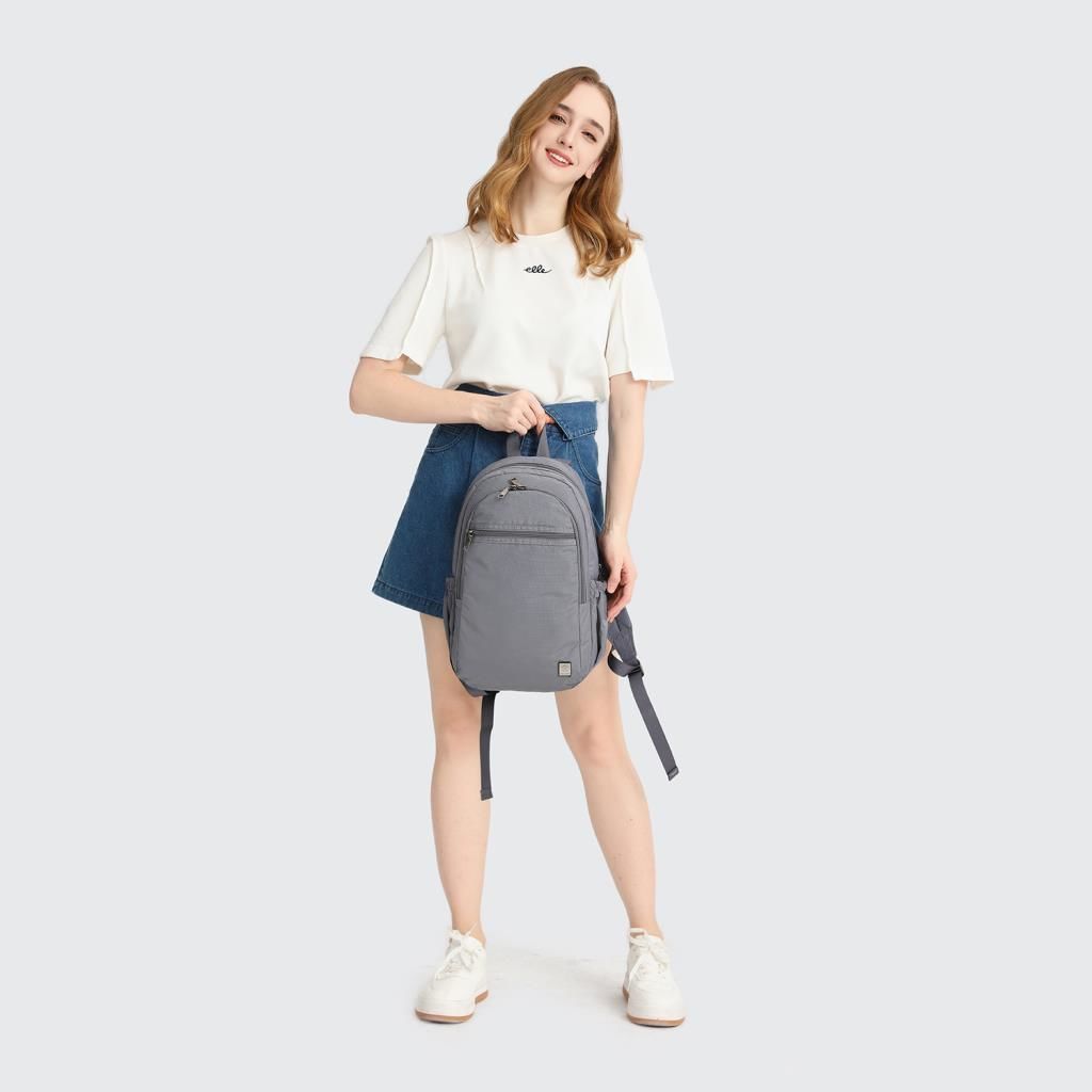 Exclusive Serisi Uniseks Sırt Çantası Smart Bags 8711 Gri