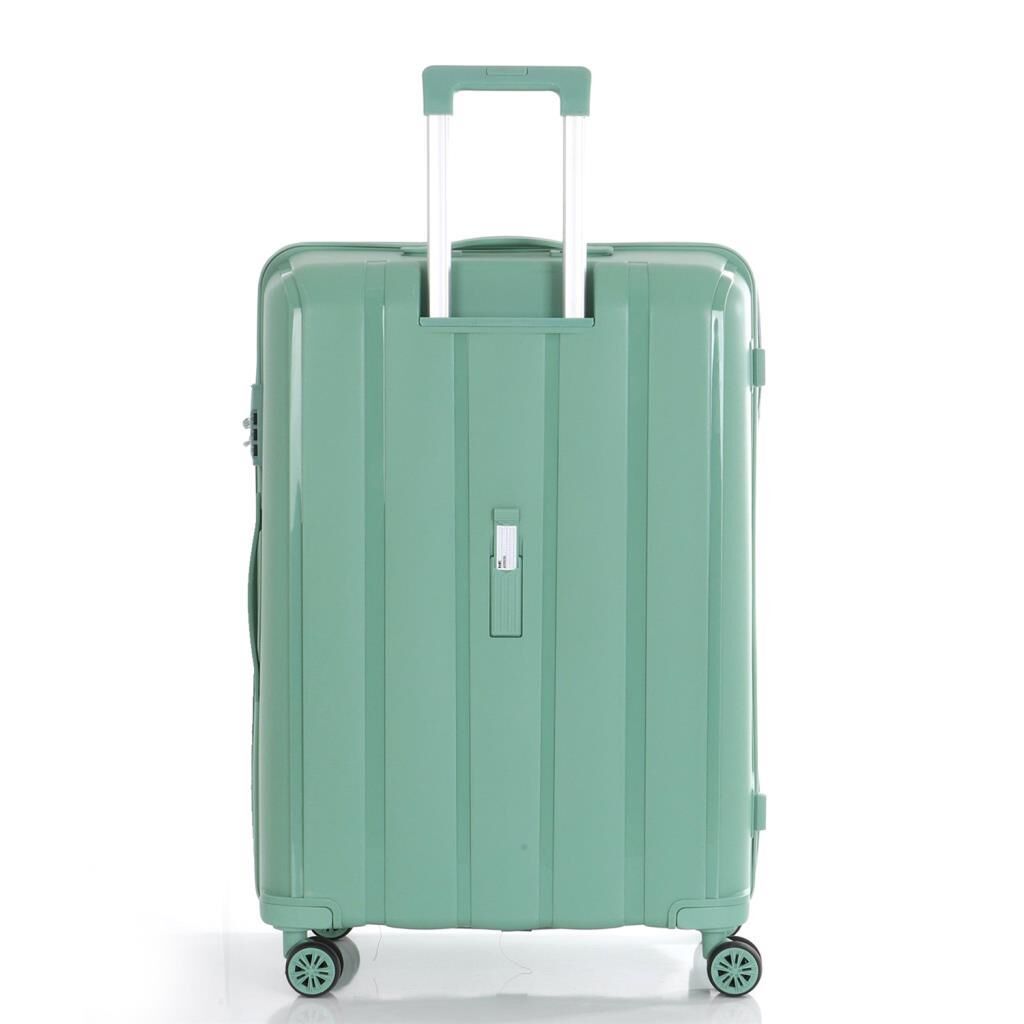 MÇS 3lü Set Kırılmaz Silikon Seyahat Valizi Bavulu V305 Su Yeşili