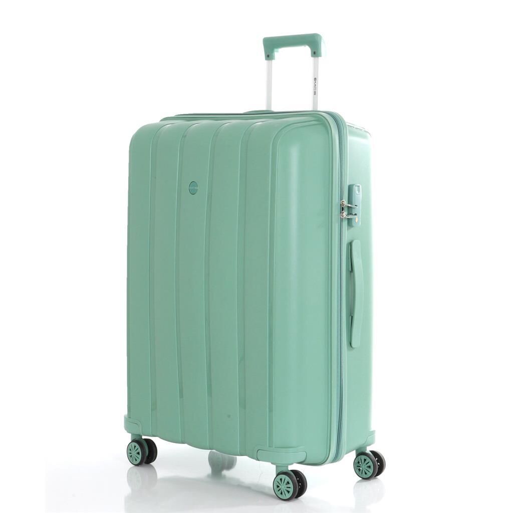 MÇS 3lü Set Kırılmaz Silikon Seyahat Valizi Bavulu V305 Su Yeşili
