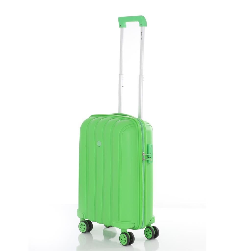 MÇS 3lü Set Kırılmaz Silikon Seyahat Valizi Bavulu V305 Fıstık Yeşil