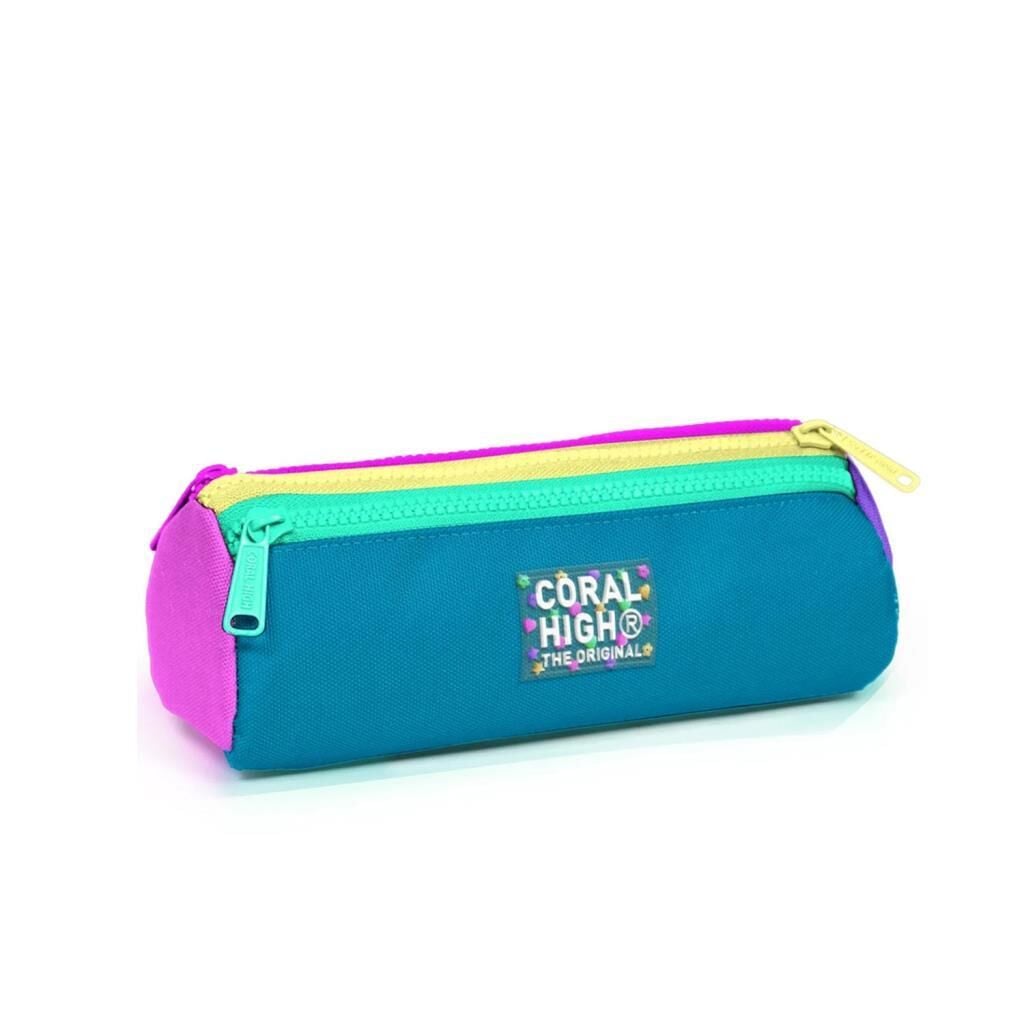 Coral High Kalem Kutusu Pastel Renkli Kalemlik 22059