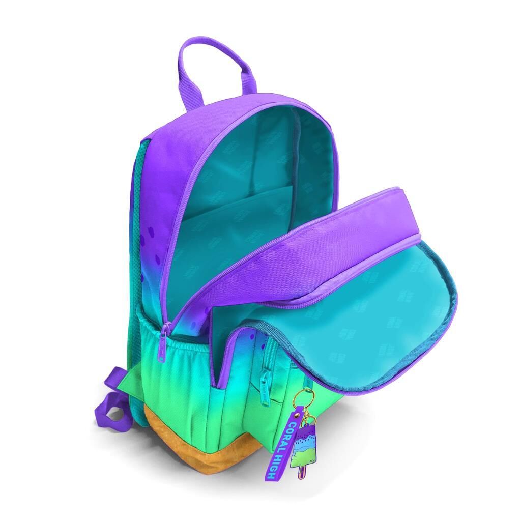 Coral High Mor Lila Renk Büyük Boy Okul Sırt Çantası 23637