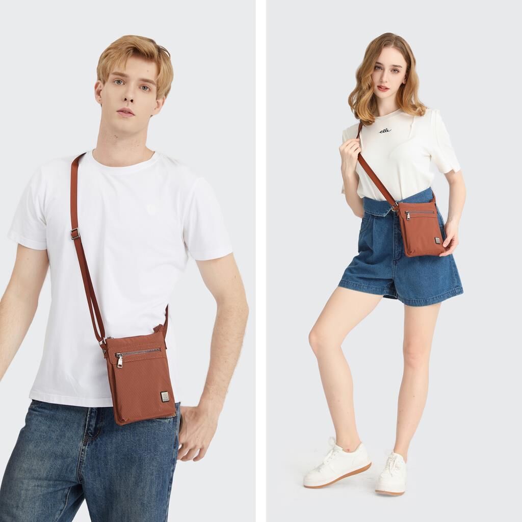 Exclusive Serisi Uniseks Postacı Çantası Smart Bags 8732 Kahve