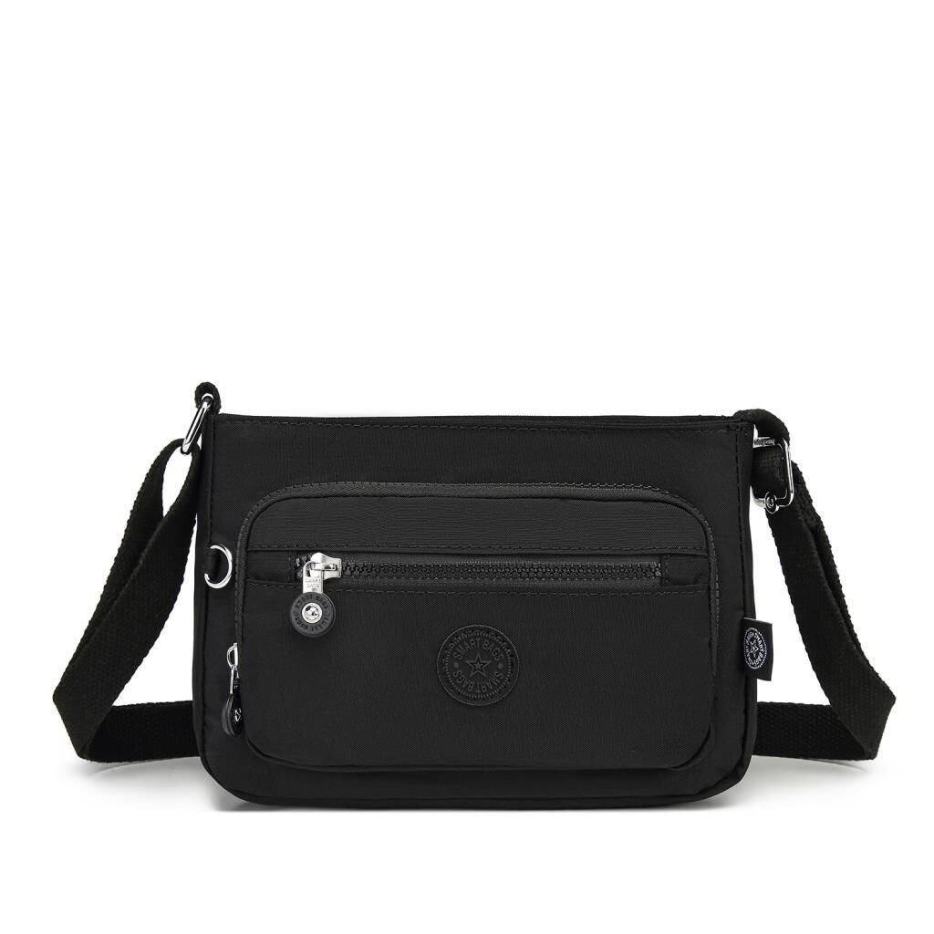Krinkıl Kumaş Kadın Postacı Çantası Smart Bags 3270 11 A.Gri