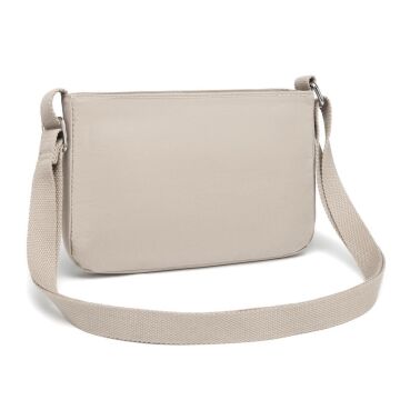 Krinkıl Kumaş Kadın Postacı Çantası Smart Bags 3270 Bej