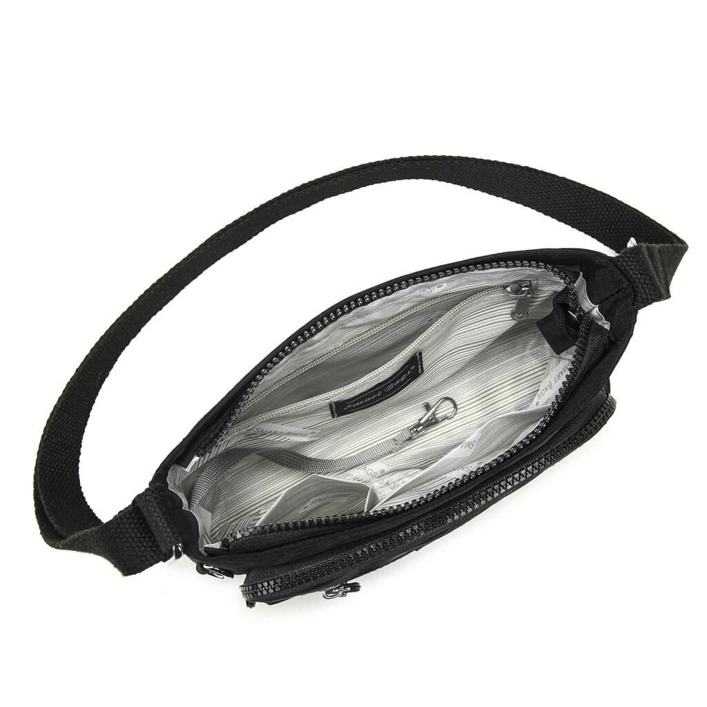 Krinkıl Kumaş Kadın Postacı Çantası Smart Bags 3270 11 A.Gri