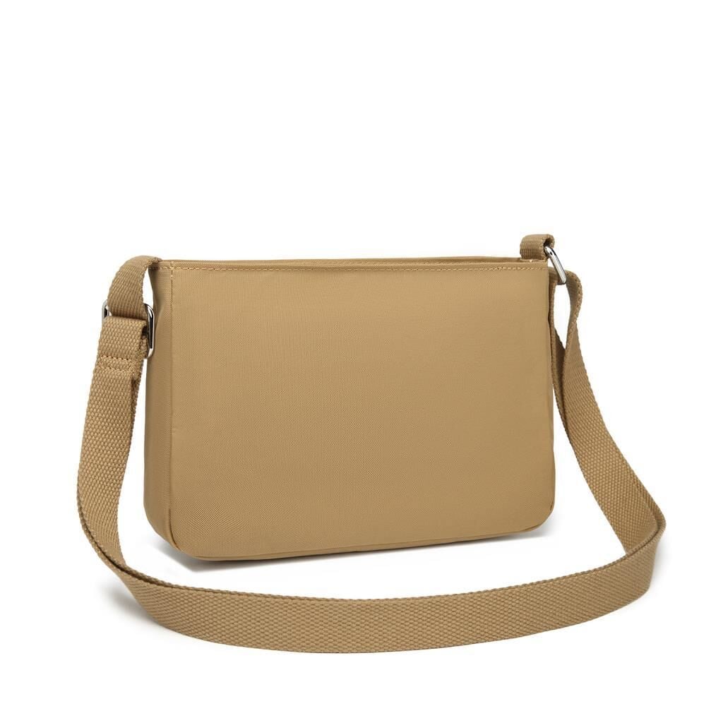 Krinkıl Kumaş Kadın Postacı Çantası Smart Bags 3270 Camel
