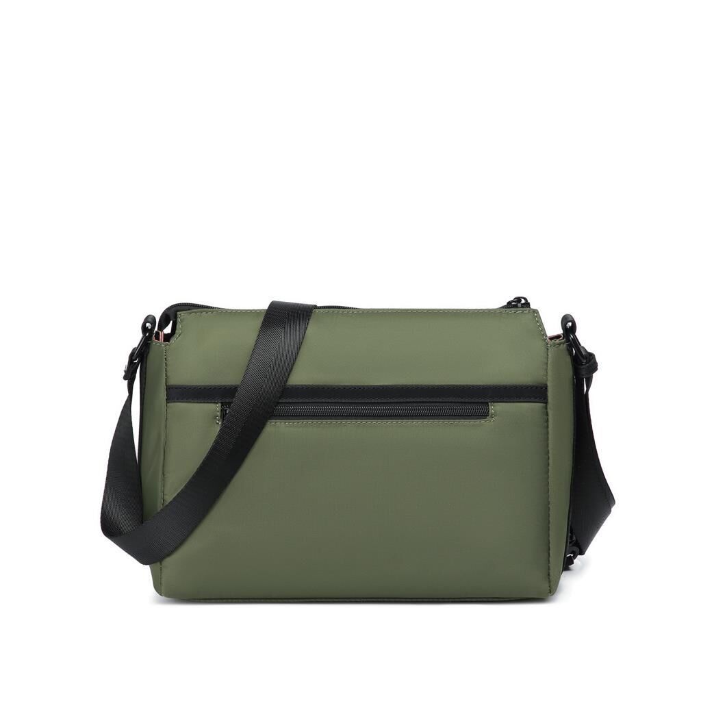 21K Barcelona Özel Kumaş Çapraz Askılı Kadın Postacı Çantası 3259 Yeşil