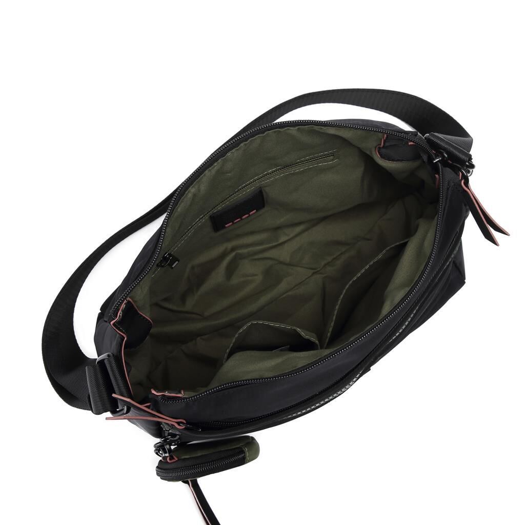 21K Barcelona Özel Kumaş Çapraz Askılı Kadın Postacı Çantası 3259 Yeşil