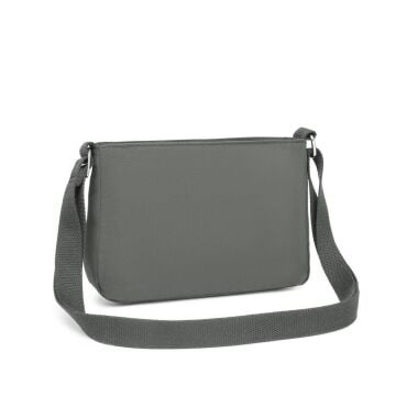 Krinkıl Kumaş Kadın Postacı Çantası Smart Bags 3270 Gri