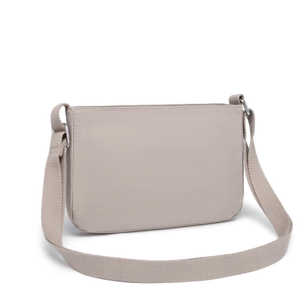 Krinkıl Kumaş Kadın Postacı Çantası Smart Bags 3270 A.Vizon