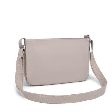 Krinkıl Kumaş Kadın Postacı Çantası Smart Bags 3270 A.Vizon