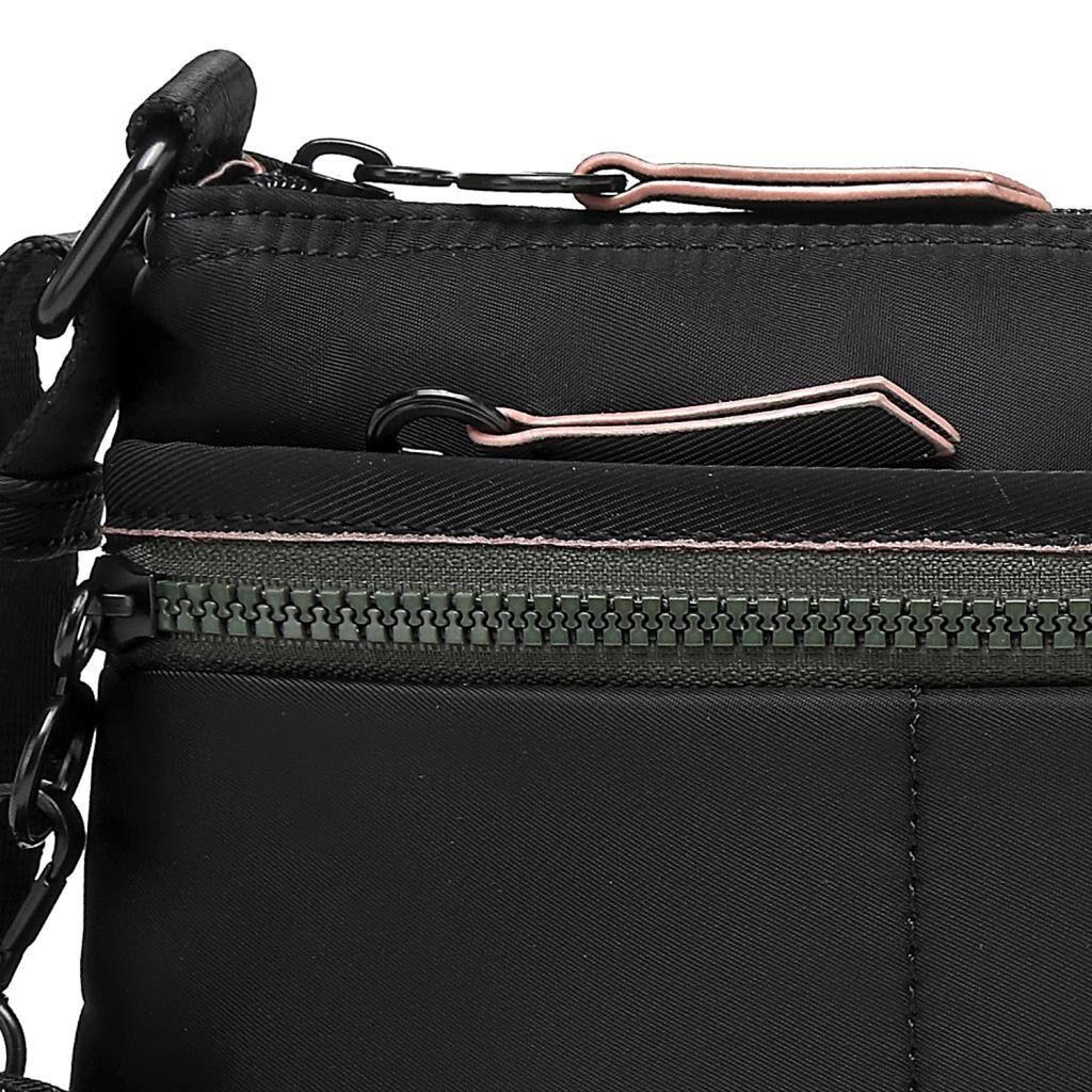 21K Barcelona Özel Kumaş Çapraz Askılı Kadın Postacı Çantası 3262 01 Siyah