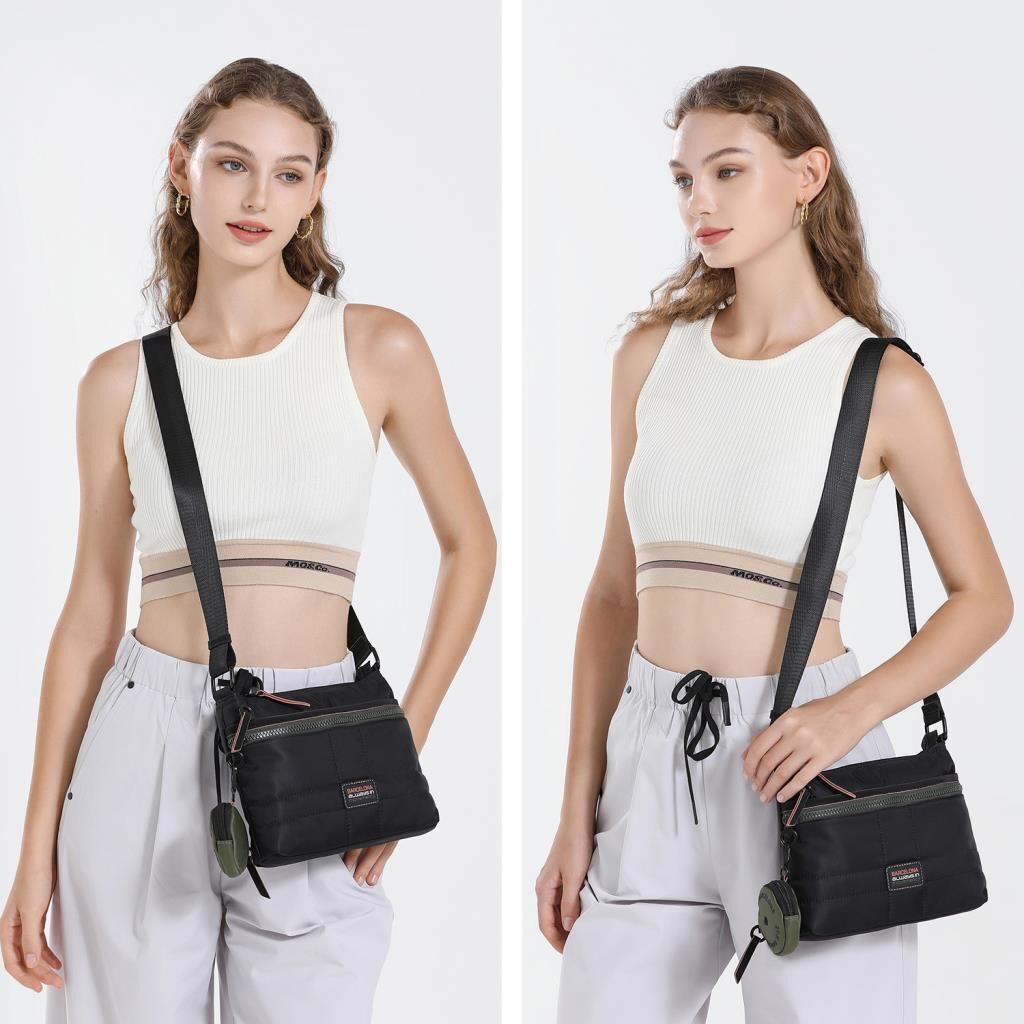 21K Barcelona Özel Kumaş Çapraz Askılı Kadın Postacı Çantası 3262 Yeşil