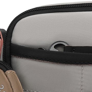 21K Barcelona Özel Kumaş Mini Boy Kadın Postacı Çantası 3263 Gri