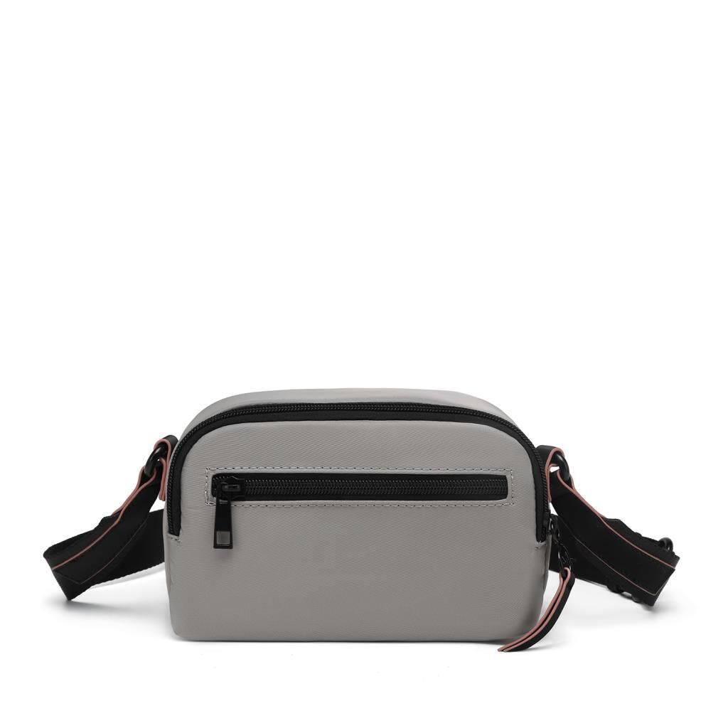 21K Barcelona Özel Kumaş Mini Boy Kadın Postacı Çantası 3263 Gri