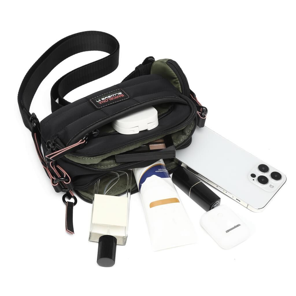 21K Barcelona Özel Kumaş Mini Boy Kadın Postacı Çantası 3263 Gri