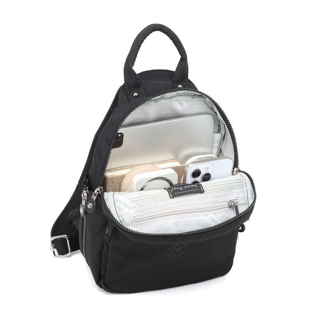 Smart Bags Küçük Boy Krinkıl Kumaş Kadın Sırt Çantası 3386