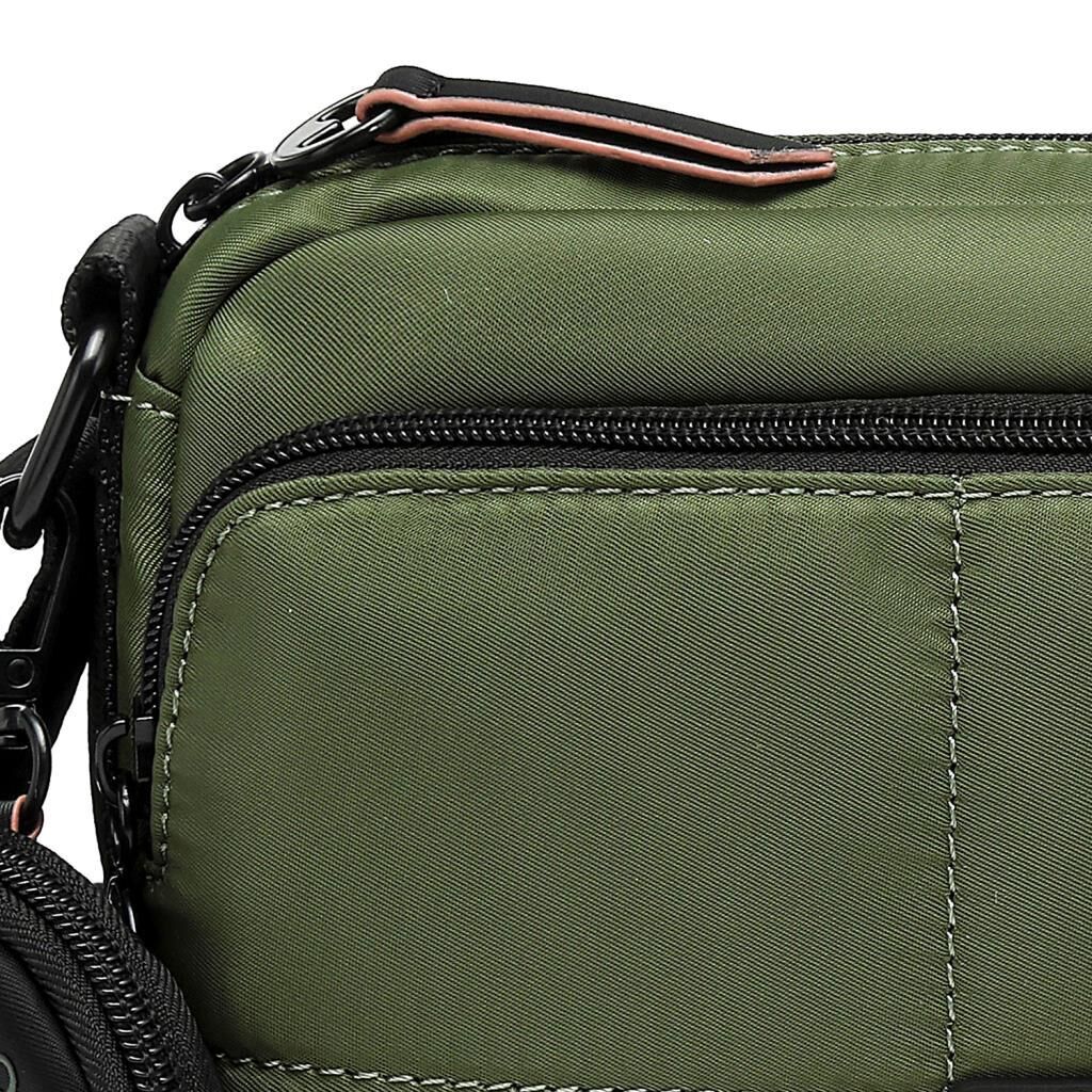 21K Barcelona Özel Kumaş Çapraz Askılı Kadın Postacı Çantası 3264 Yeşil