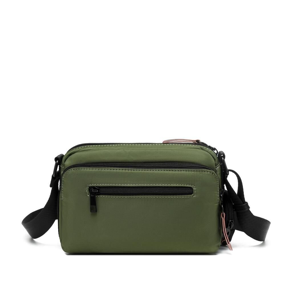 21K Barcelona Özel Kumaş Çapraz Askılı Kadın Postacı Çantası 3264 Yeşil