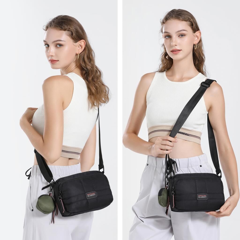 21K Barcelona Özel Kumaş Çapraz Askılı Kadın Postacı Çantası 3264 Yeşil