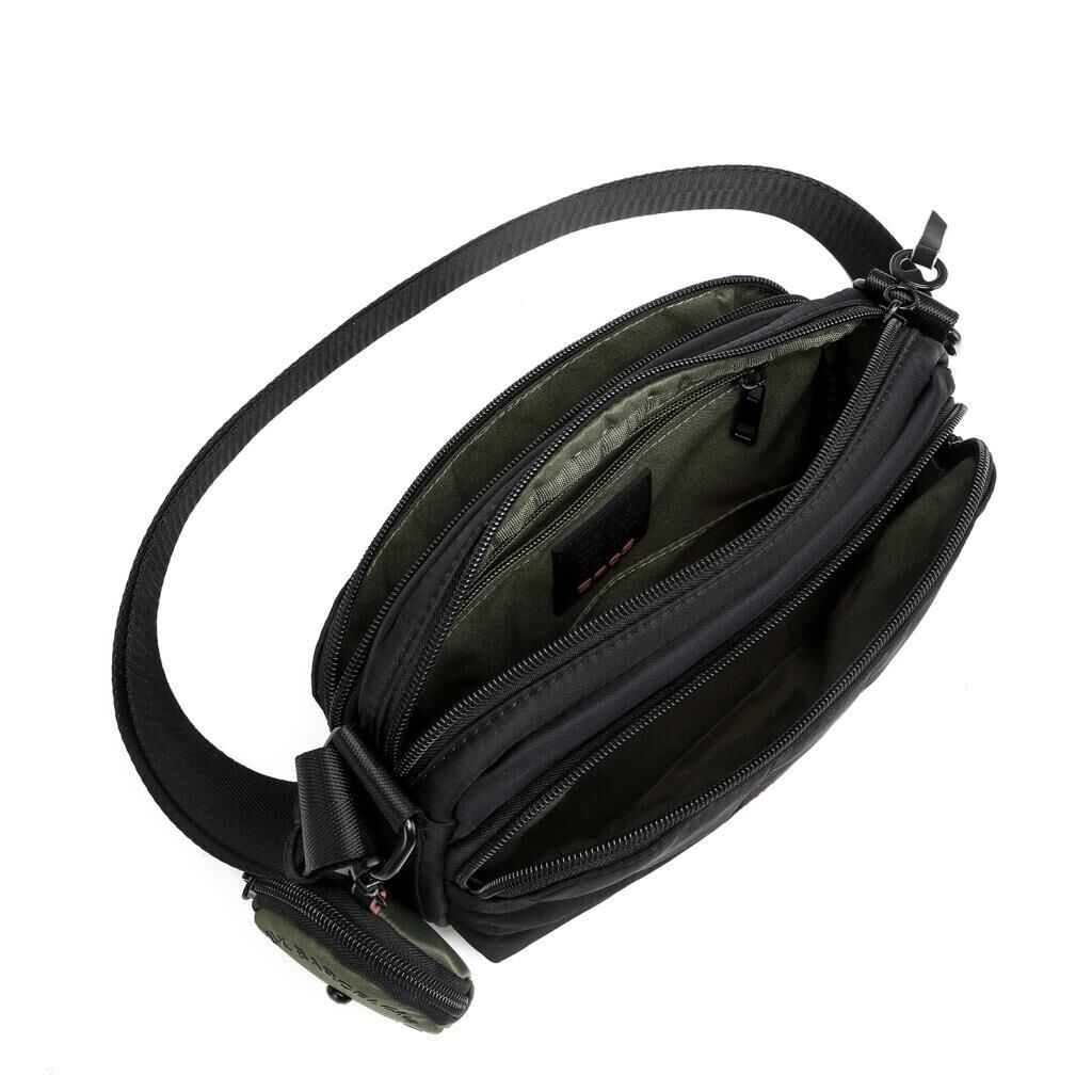 21K Barcelona Özel Kumaş Çapraz Askılı Kadın Postacı Çantası 3264 Yeşil