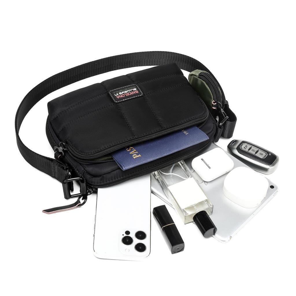 21K Barcelona Özel Kumaş Çapraz Askılı Kadın Postacı Çantası 3264 Yeşil