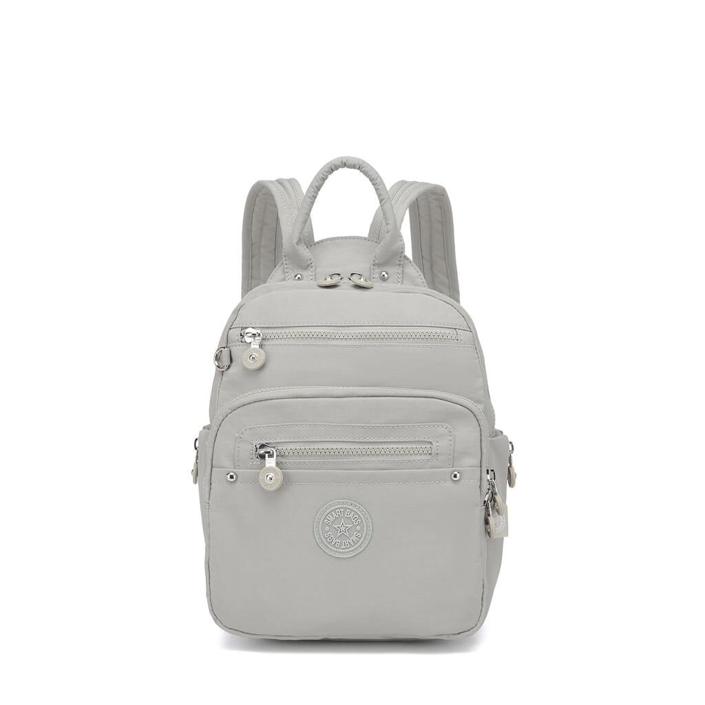 Smart Bags Küçük Boy Kadın Sırt Çantası 3386 Buz Gri