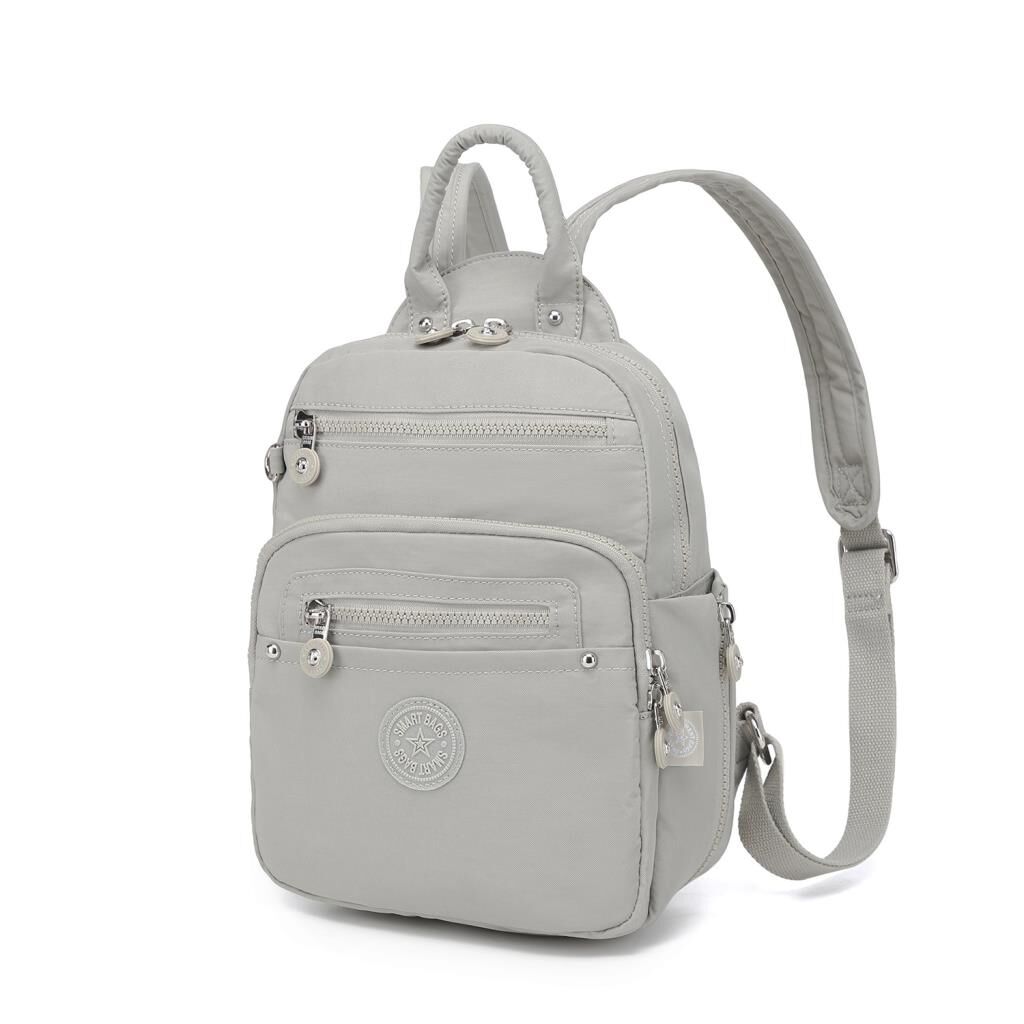 Smart Bags Küçük Boy Kadın Sırt Çantası 3386 Buz Gri