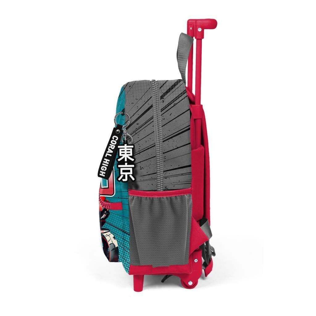 Coral High Anaokulu Çekçekli Sırt Çantası Motorsiklet Desen 24064