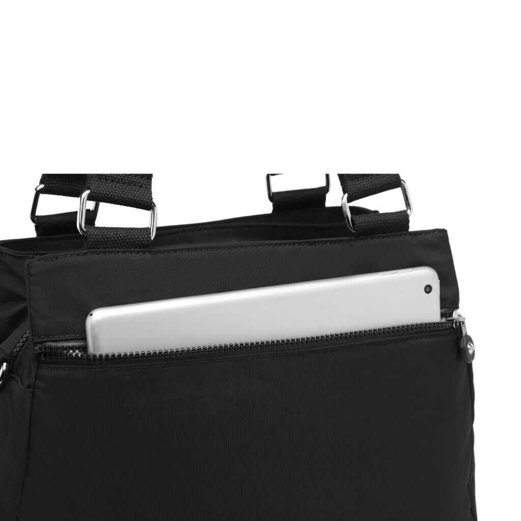 1125 Krinkıl Kumaş Bayan Omuz Çantası Smart Bags Siyah